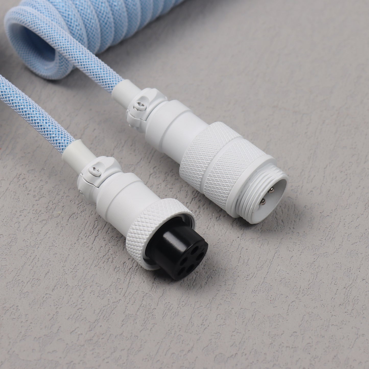 Keyboard Cable Wire Braided Mix for Gaming Keyboard 1.5m Coiled Type-C 2C16