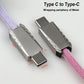 USB Type C Cable Coil Metal Interface Keyboard Wire Aviation Connector 2CL14