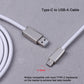 LANO-21031 USB C Paracord Keyboard Cable FGG