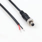 DC Male with Locking  5.5x2.5cm +Screw Thread Base Set Power Plug Connector Cable 20AWG