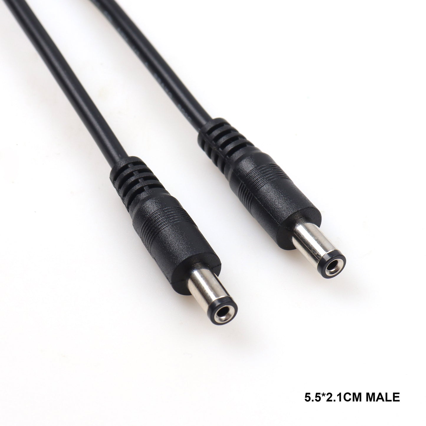 22AWG 20AWG 5.5x2.1mm Male Plug Supply Adapter 2A 100cm 300cm Length DC Power Cord