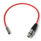 Nylon Cable 3pin XLR Female to Mini XLR Male End Cable D-tap to DC 5.5X2.5mm Straight Data Cable