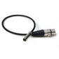 Nylon Cable 3pin XLR Female to Mini XLR Male End Cable D-tap to DC 5.5X2.5mm Straight Data Cable