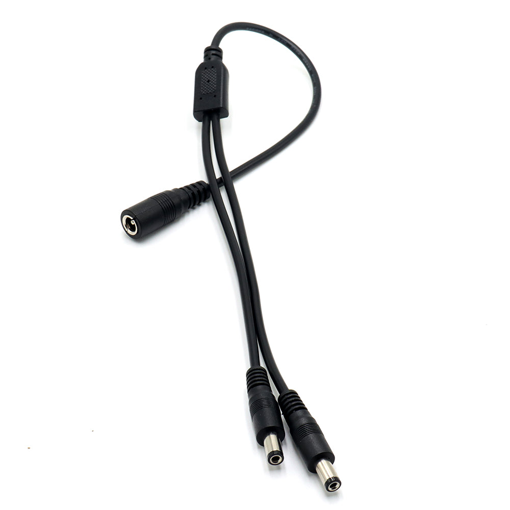 5.5x2.1mm DC Power Cable 1 Female to 2,3,4,5 Male Plug Splitter Adapter for Security CCTV Camera and LED Strip