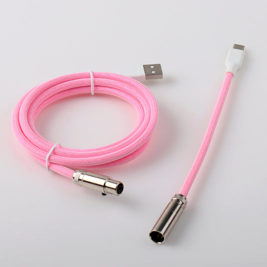 Coil Keyboard USB C Pro Double Sleeved Cable with mini xlr Aviator Z2