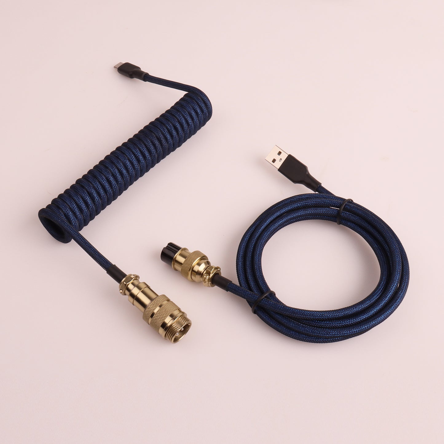 LANO Custom Paracord Coiled Mechanical Keyboard Cable