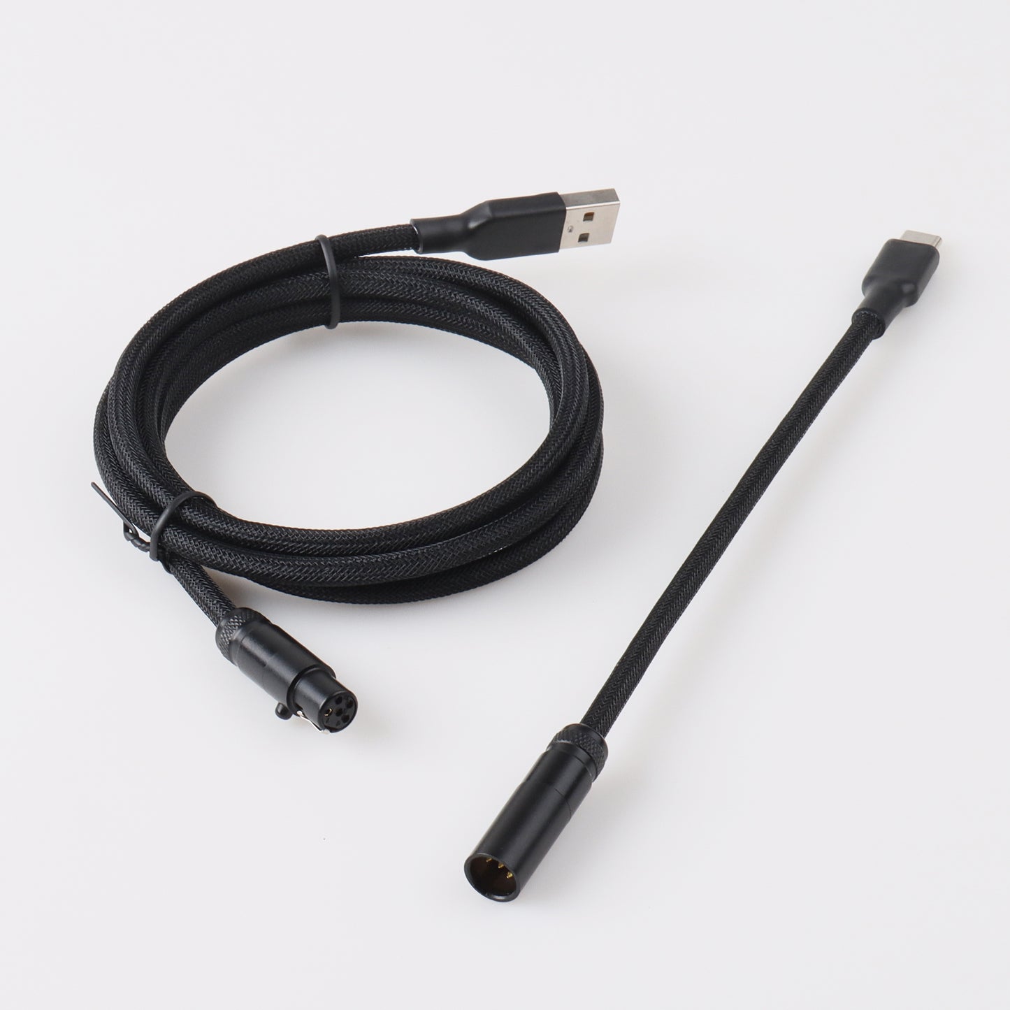 Type C USB Keyboard Wire Mini XLR Aviation Connector Cable Z6