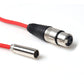 Nylon Cable 3pin XLR Female to Mini XLR Male End Cable D-tap to DC 5.5X2.5mm Straight Data Cable