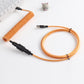 D19 Custom Keyboard Cable Spiral Paracord Sleeve Coiled Aviator GX16