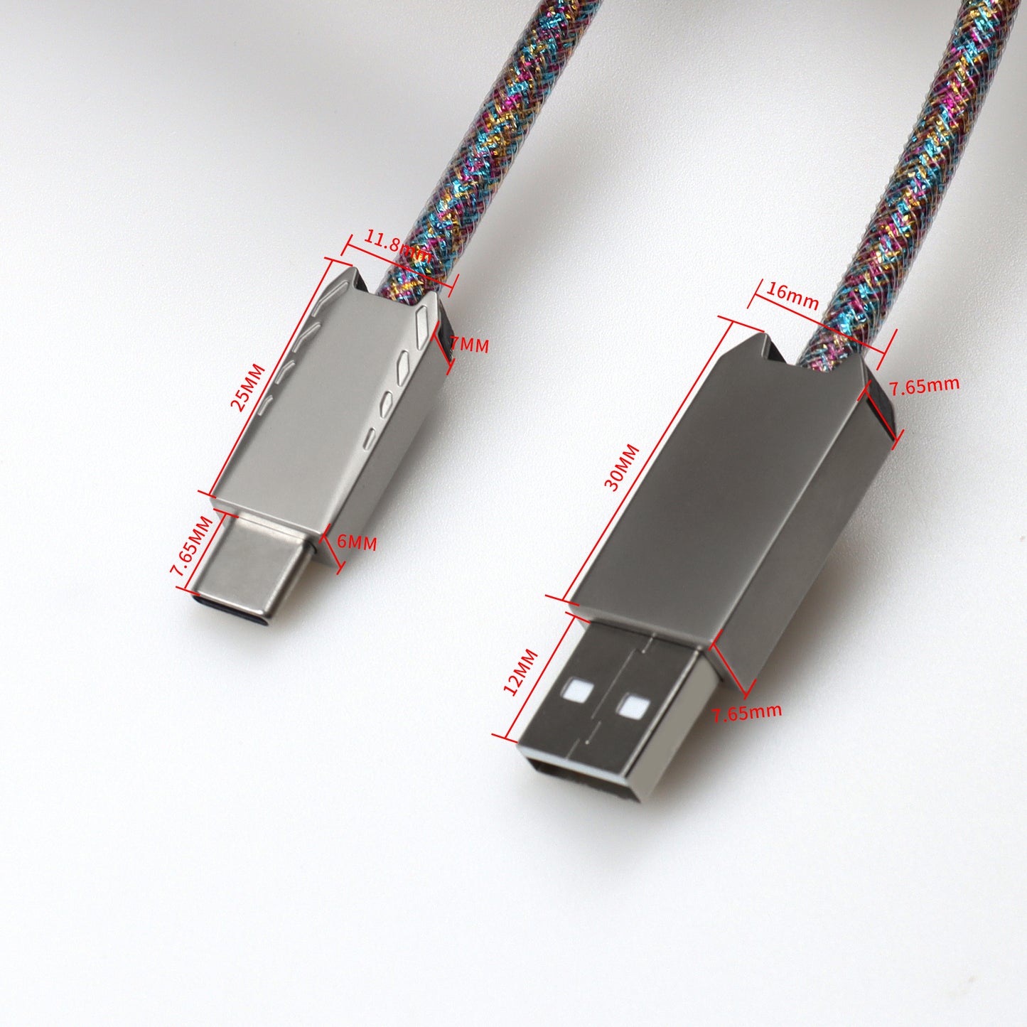 New Cable for Keyboard Type C Aviation Connector Computer Accessory Q1