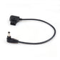 D-tap to DC 5.5x2.5mm 2.1mm Angle Male Cable for V-Mount Anton Camera Monitor Power Cord