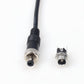 DC Male with Locking  5.5x2.5cm +Screw Thread Base Set Power Plug Connector Cable 20AWG