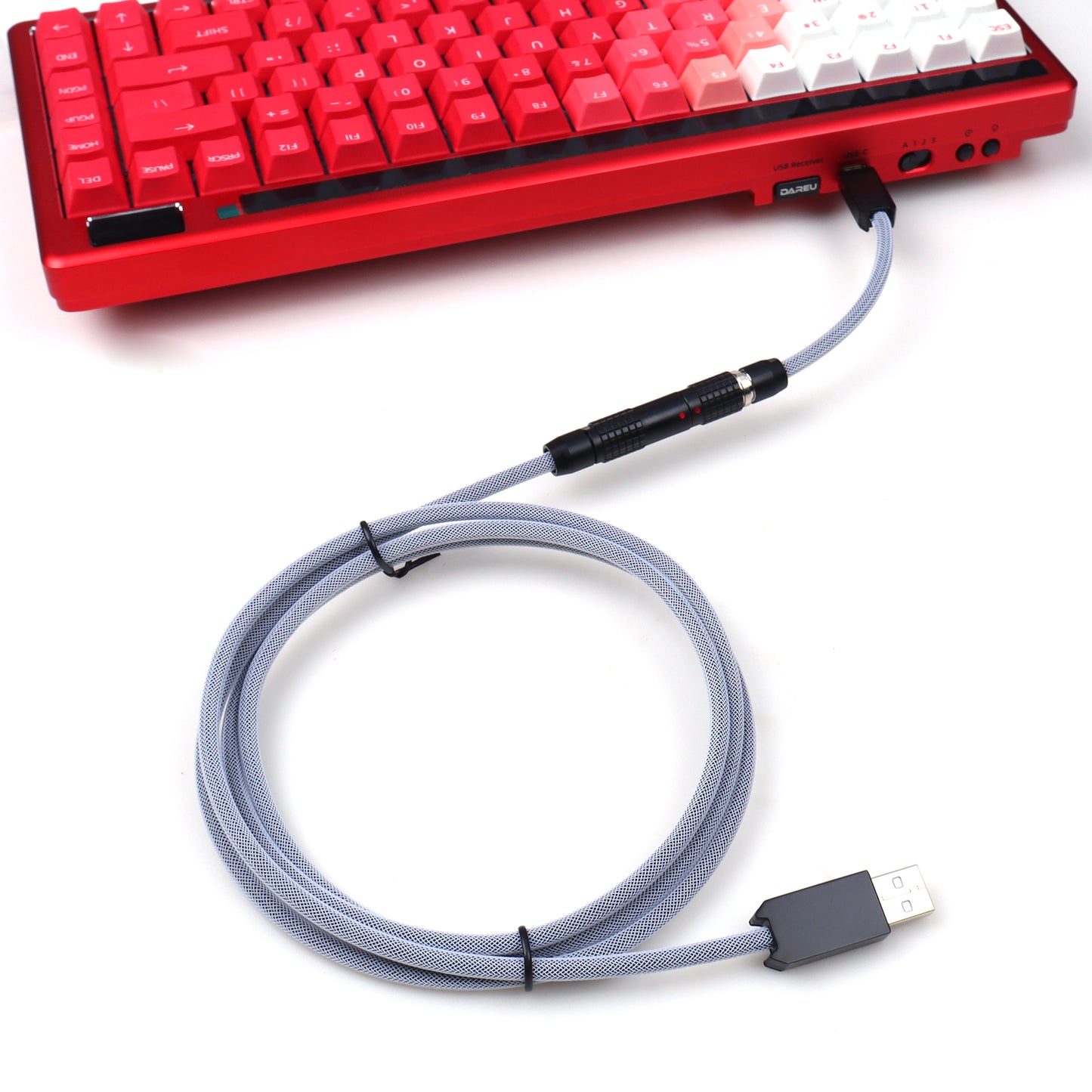 LANO-21049 USB C Paracord Keyboard Cable FGG