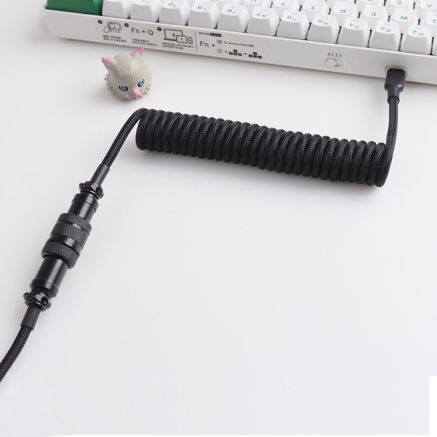 D15 Gaming Keyboard USB Port Aviator Coiling Cable Desktop Computer