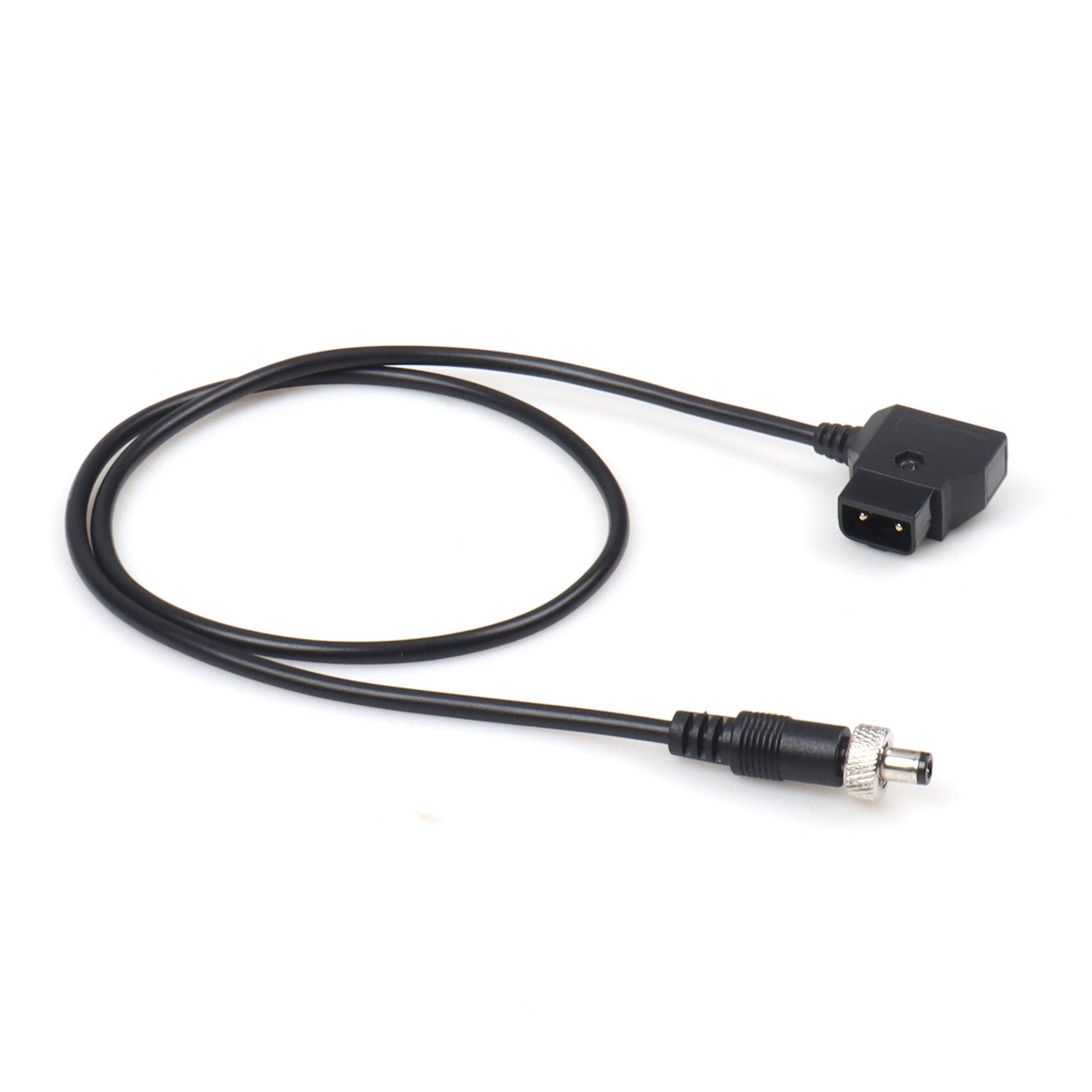 D Tap to DC 5.5x2.5mm Angle Male Locking Cable for DSLR Rig Camera Monitor Power Cord