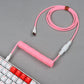 D10 Mechanical Keyboard Cable Aviator 2 in 1 Type-C To USB Coiled Wire