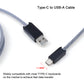 LANO-21049 USB C Paracord Keyboard Cable FGG