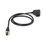 D Tap to DC 5.5x2.5mm Angle Male Locking Cable for DSLR Rig Camera Monitor Power Cord