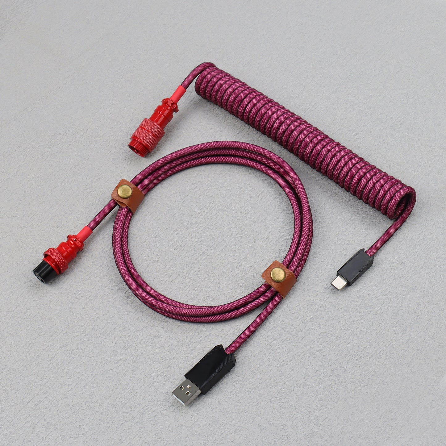 LANO Cable Coiled Mechanical Keyboard Type C Data Spring Cable DL12