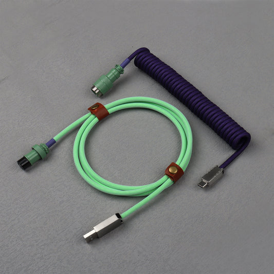 Cable Custom GX16 Aviator Connector Type-C to USB A DL15