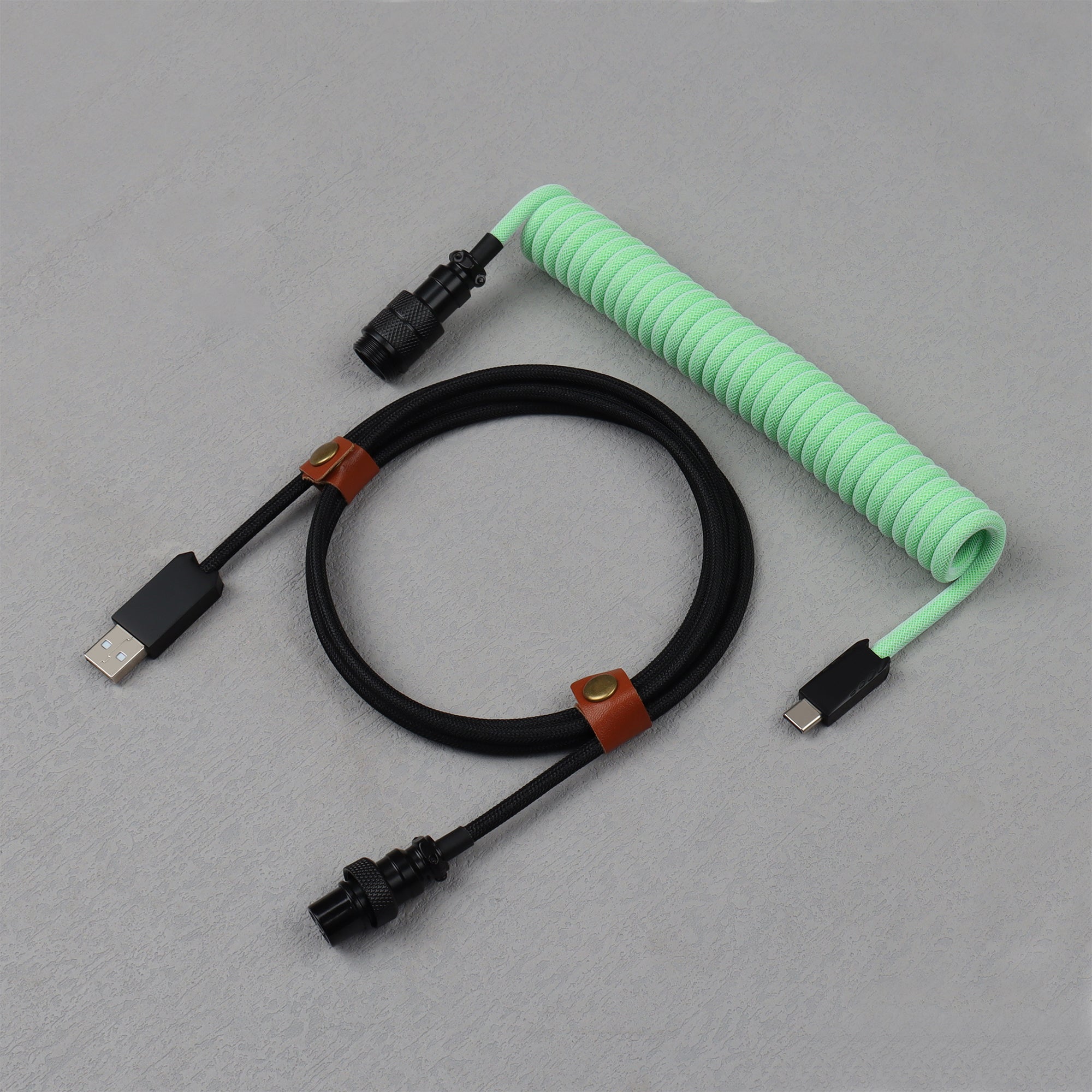 USB Coiled Cable for Mechanical Keyboard Aviation Connector DL16 – LANO ...