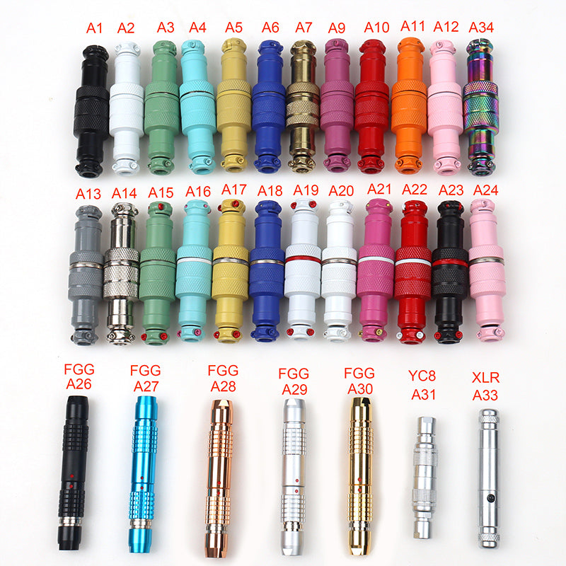 5Pin 5 Core Colorful GX16 MINI XLR YC8 Aviation Connetor for Cable