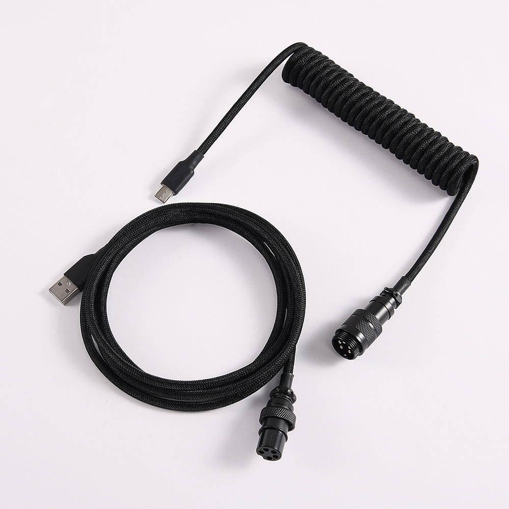 LANO Custom Paracord Coiled Mechanical Keyboard Cable