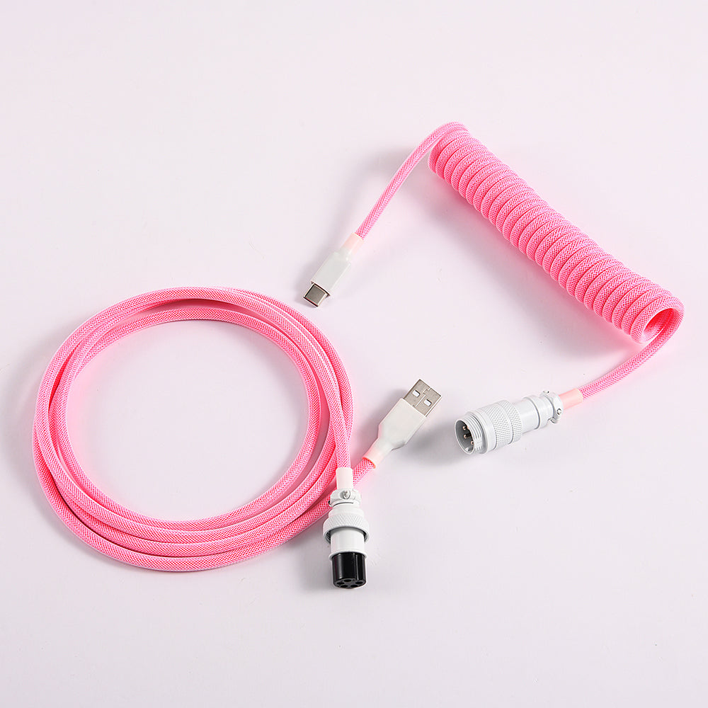 LANO Custom Paracord Coiled Mechanical Keyboard Cable