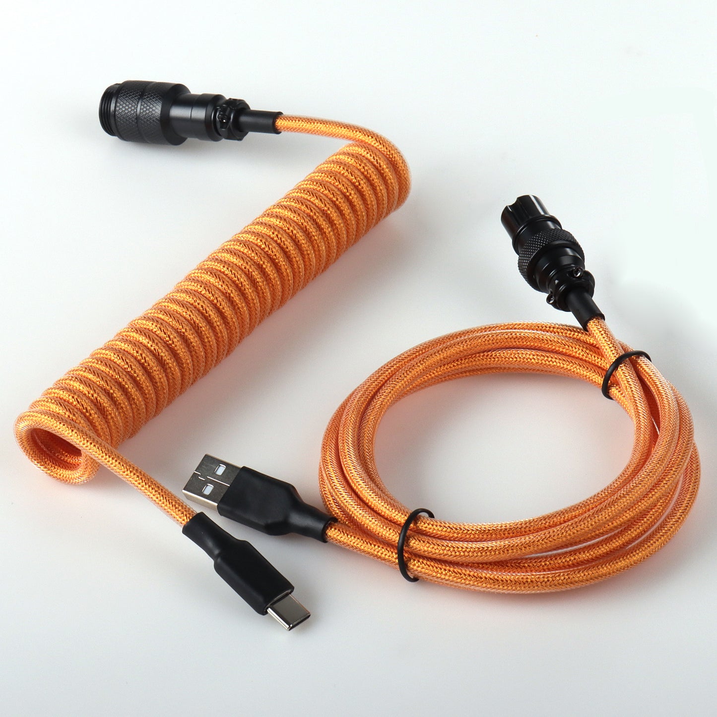 LANO Custom Paracord Coiled Mechanical Keyboard Cable