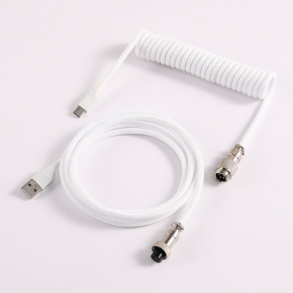 USB C Cable Mechanical Keyboard Aviation Connector Cable N1012