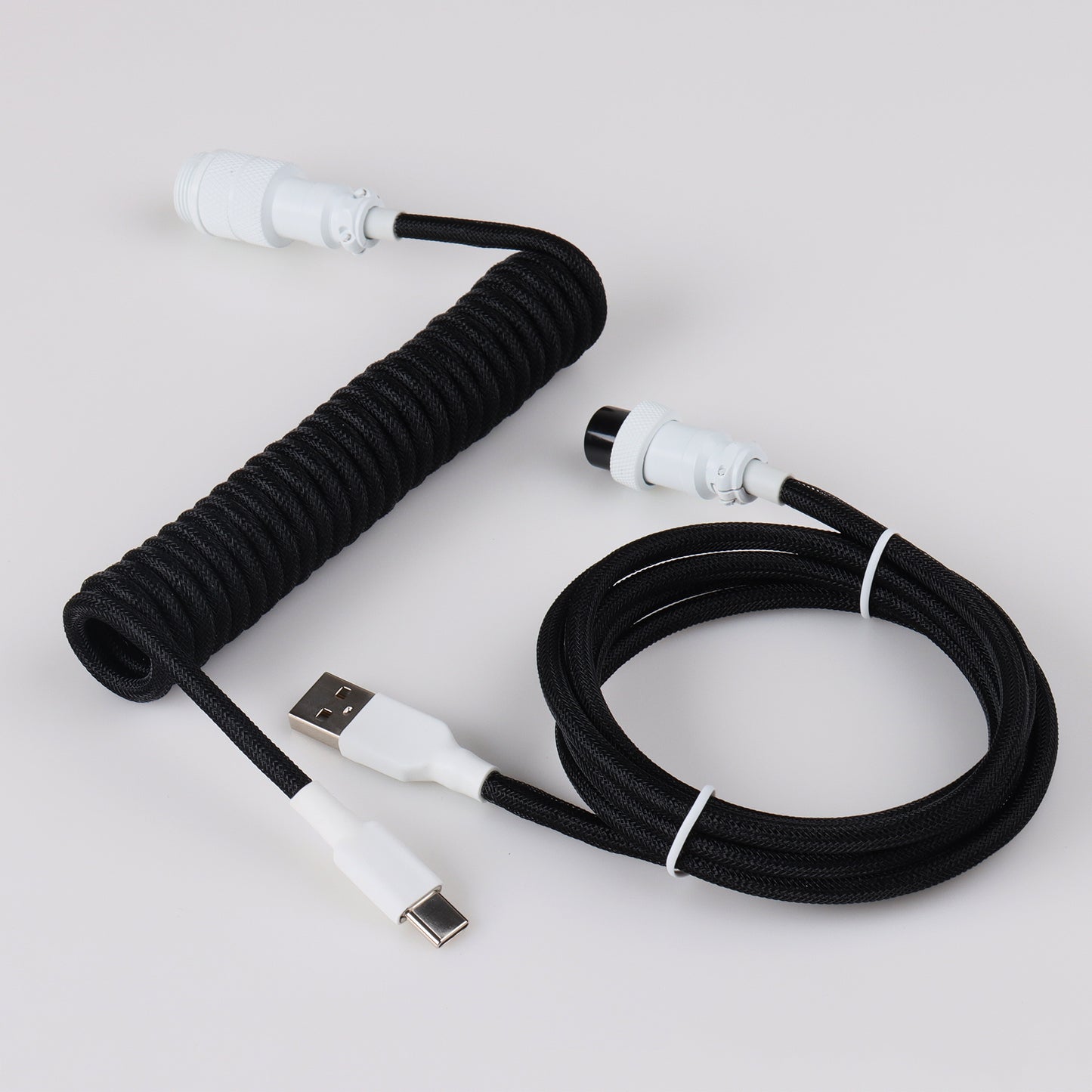 LANO Custom Paracord Coiled Mechanical Keyboard Cable