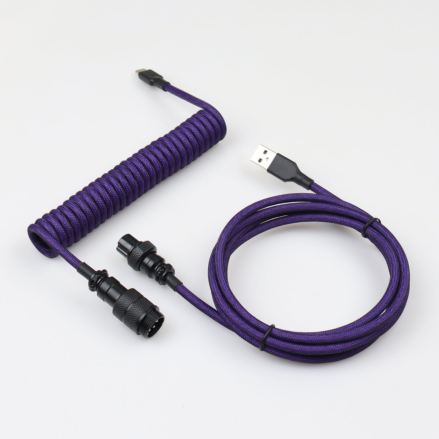 LANO Custom Paracord Coiled Mechanical Keyboard Cable