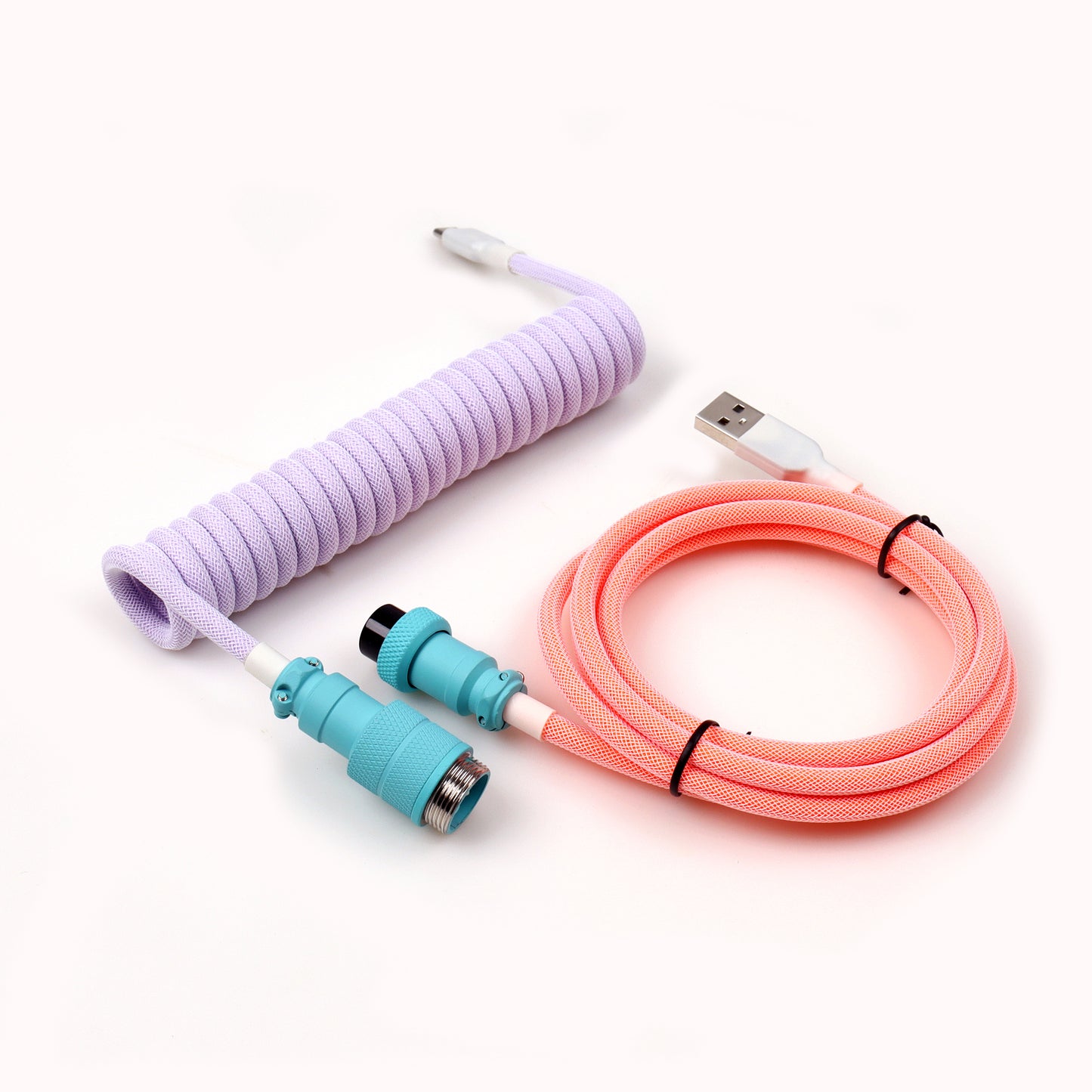 LANO Custom Paracord Coiled Mechanical Keyboard Cable