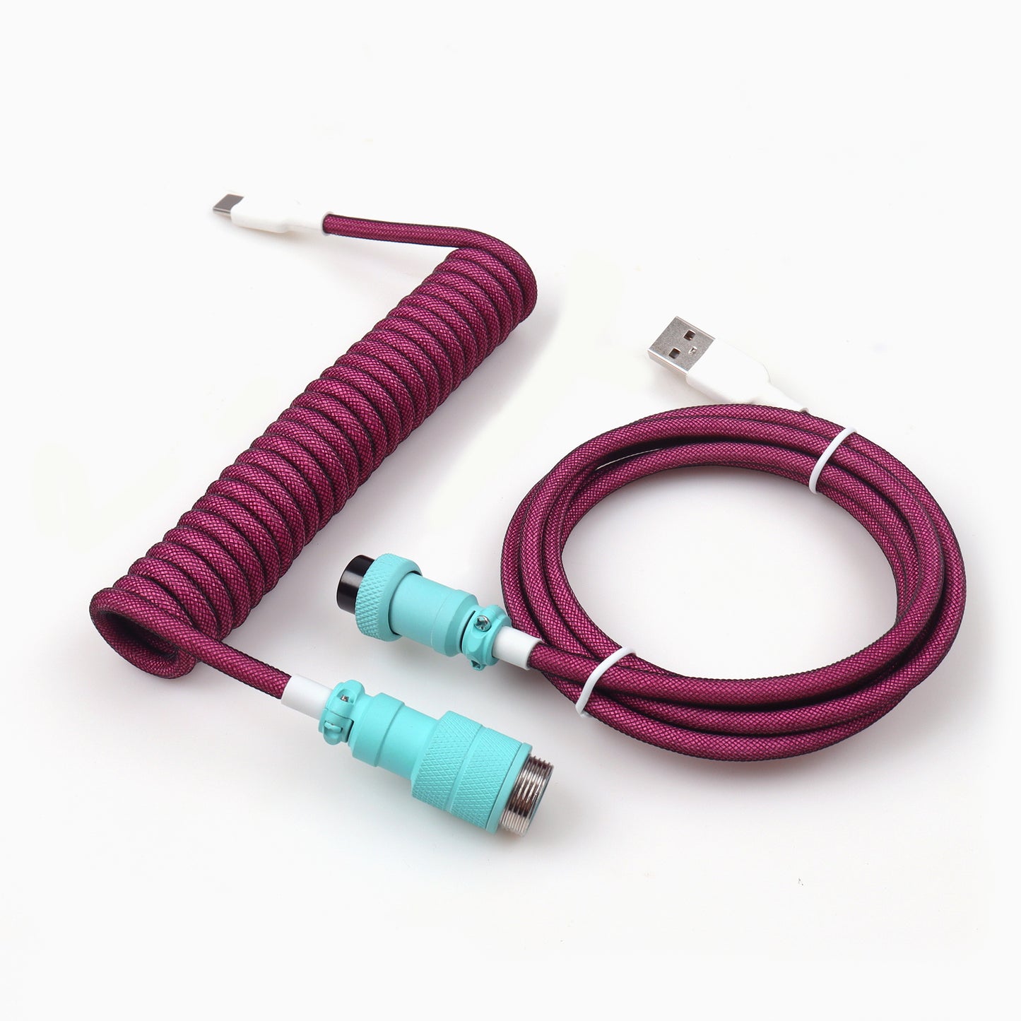 LANO Custom Paracord Coiled Mechanical Keyboard Cable