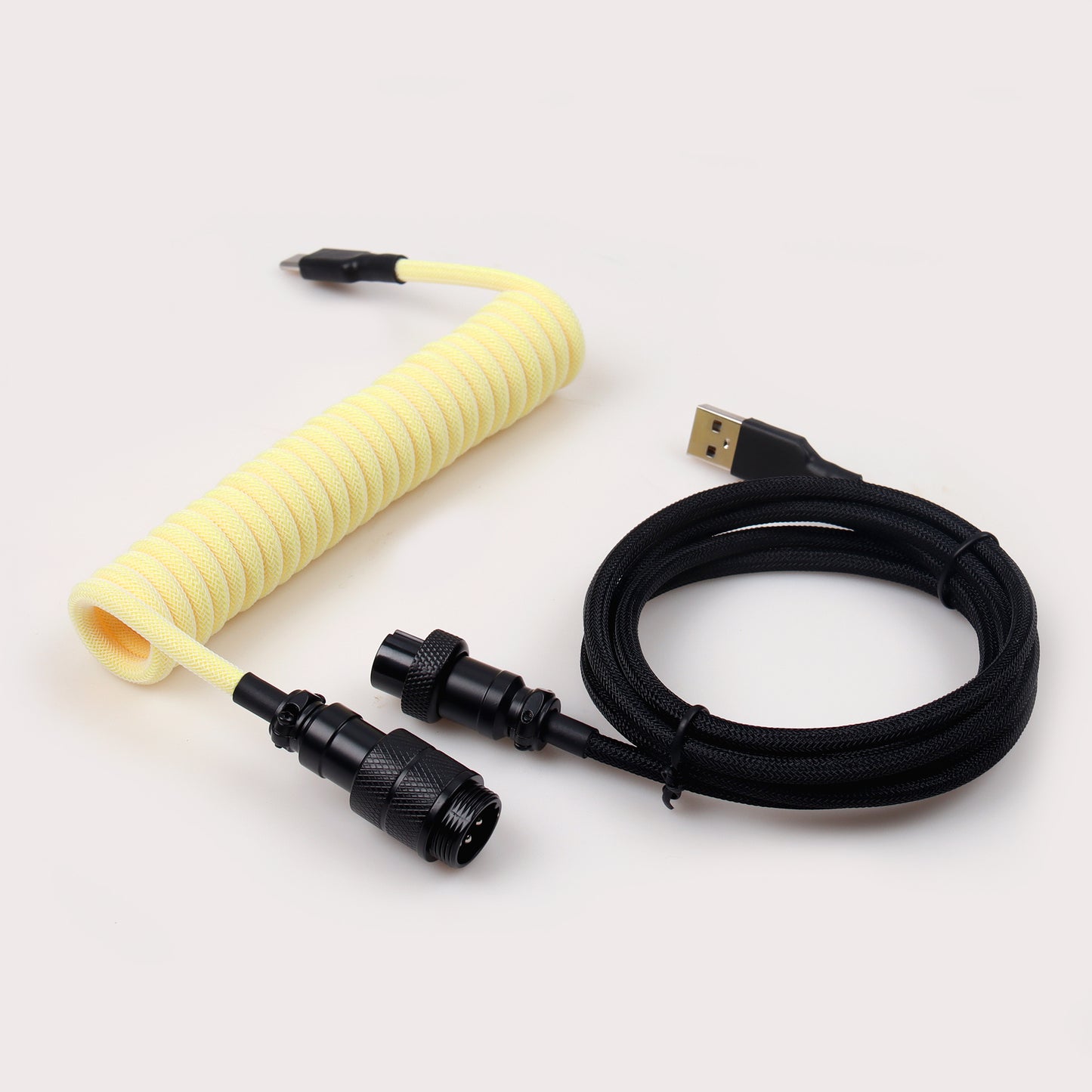 LANO Custom Paracord Coiled Mechanical Keyboard Cable