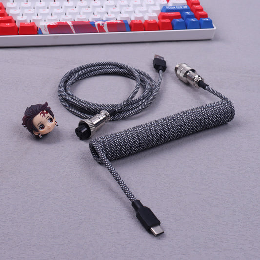 Aviation Cable Nylon Braide Mechanical Keyboard Cable with Detachable M7