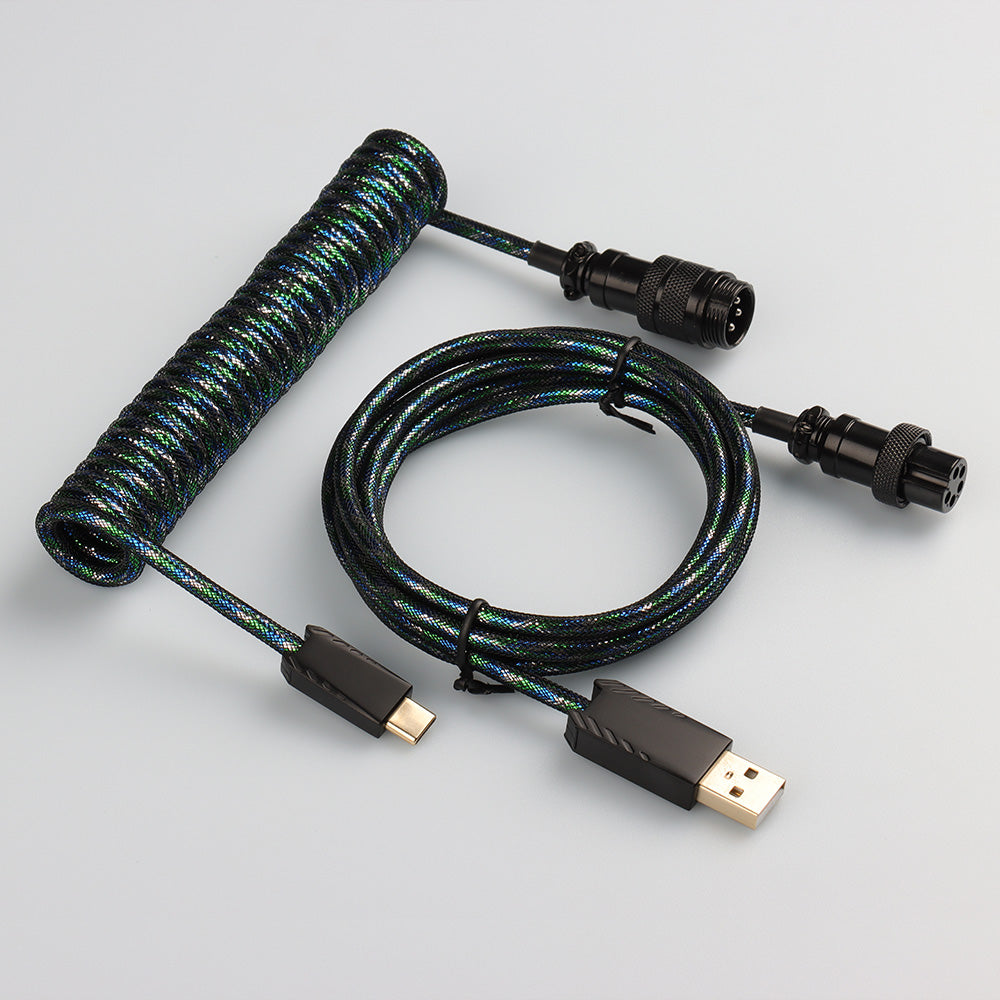 New Cable for Keyboard Type C Aviation Connector Computer Accessory Q1