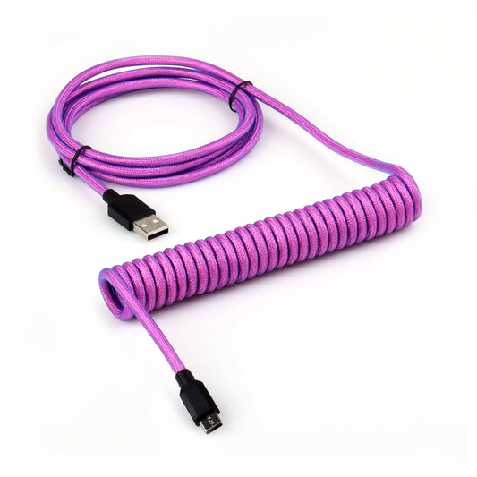 Spiral Cable for Keyboard Type-C to USB Plug-in Cable Aviator S6