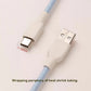 D22 Coiled Aviator Cable USB GX16 Connector for Gaming Keyboard Accessory