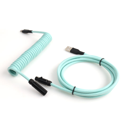 Pro Cable Coiled Keyboard Accessory Mini USB C Data Wire X6