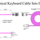 Type C Aviator Cable Mechanical Keyboard Aviation Connector DL20