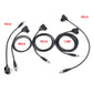 D Tap to DC 5.5x2.5mm Angle Male Locking Cable for DSLR Rig Camera Monitor Power Cord