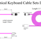 USB C Cable Mechanical Keyboard Aviation Connector Cable N1012