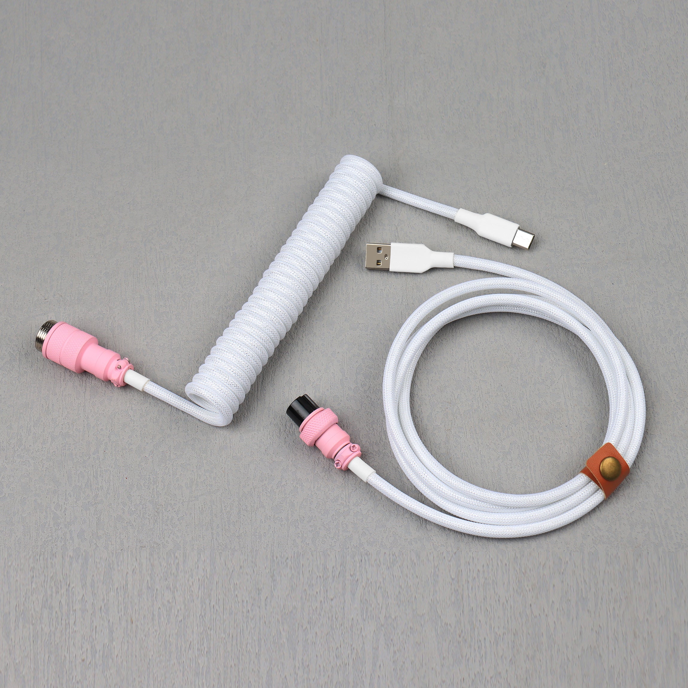 D7 Keyboard Coiled Cable with Detachabled GX16 Aviator Type-C USB 1.5M ...