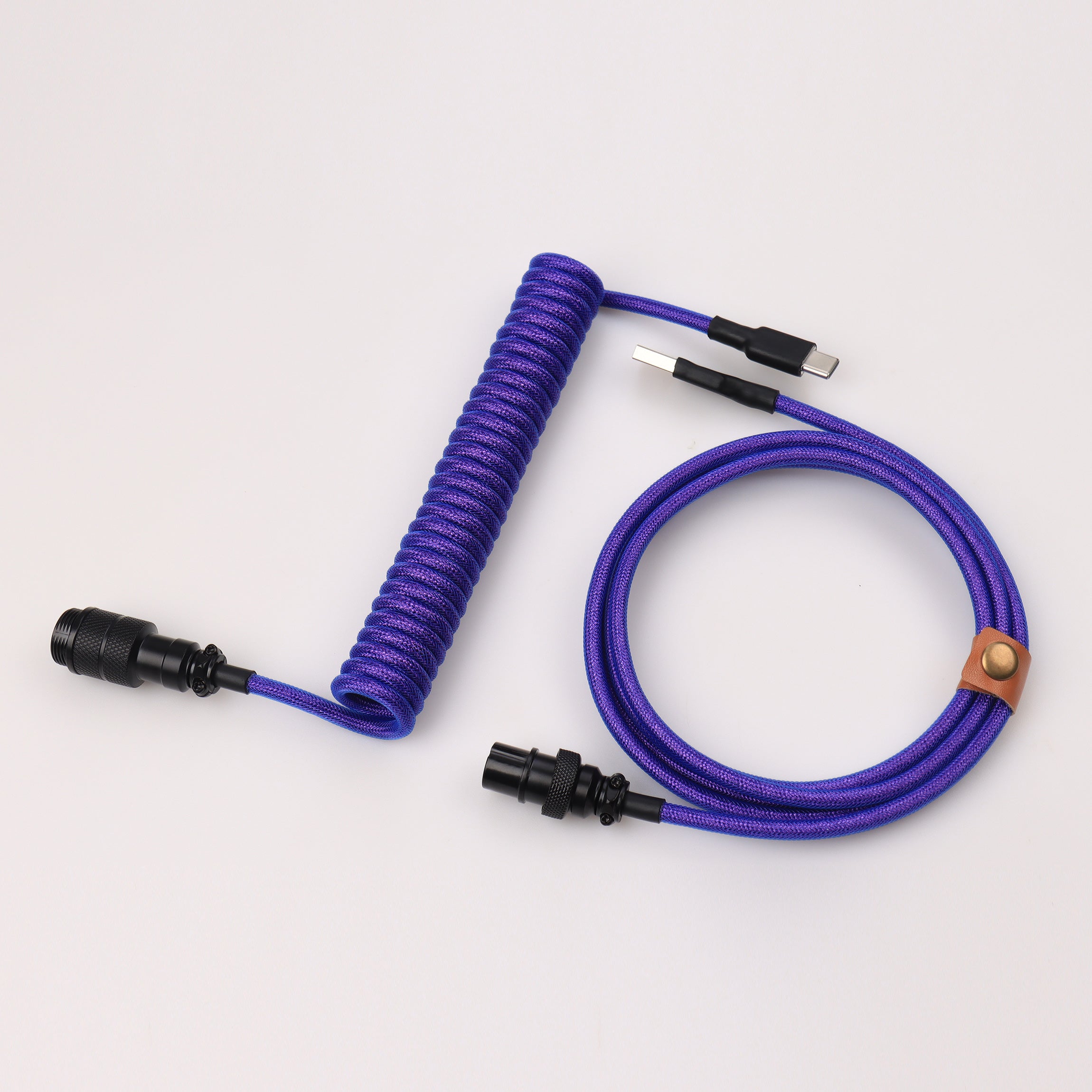Conector D29 D29 Custom Cable Keyboard Aviator Connector Spiral Paracord Sleeve Coi ...