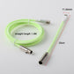 Spiral Paracord Type C Mechanical Keyboard Coiled Cable Z8