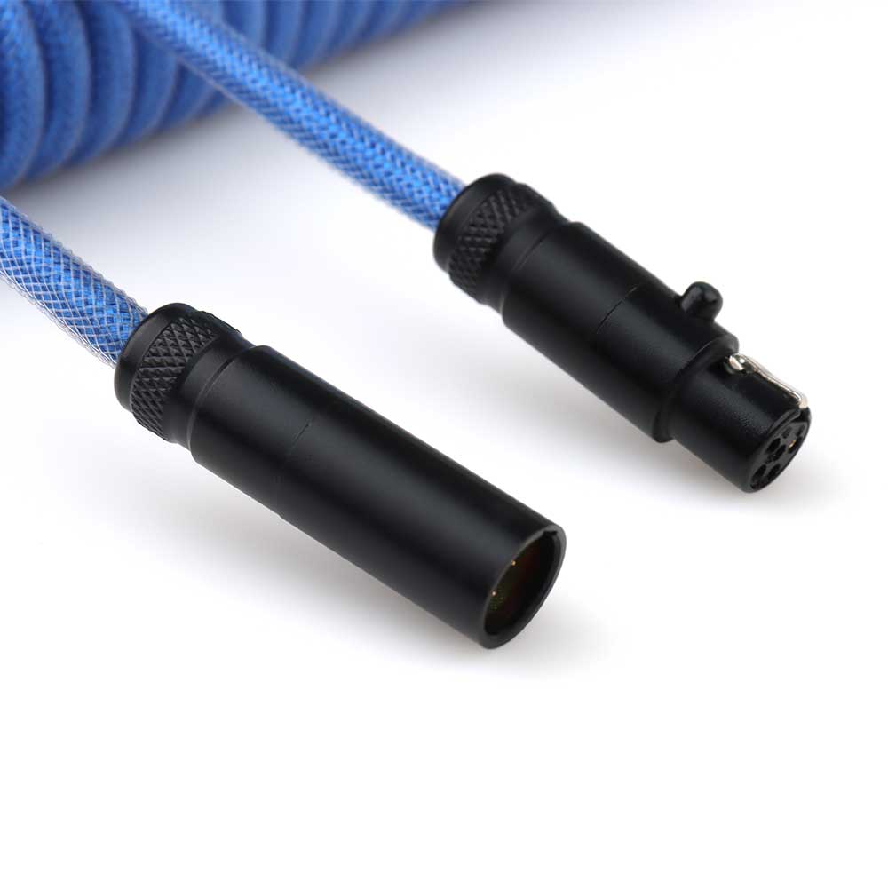 MINI XLR Aviation Connector USB to Type C Keyboard Cable X2